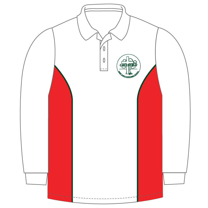 Long Sleeve RED House Polo